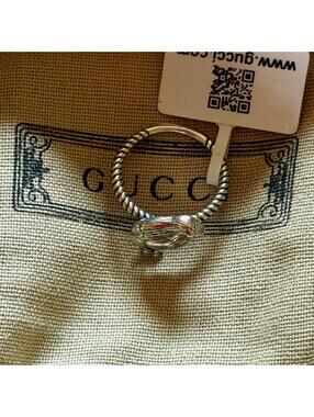 Women's Gucci Silver Bird Ring One Size
